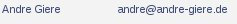 email Adressen 